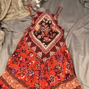 Floral print dress